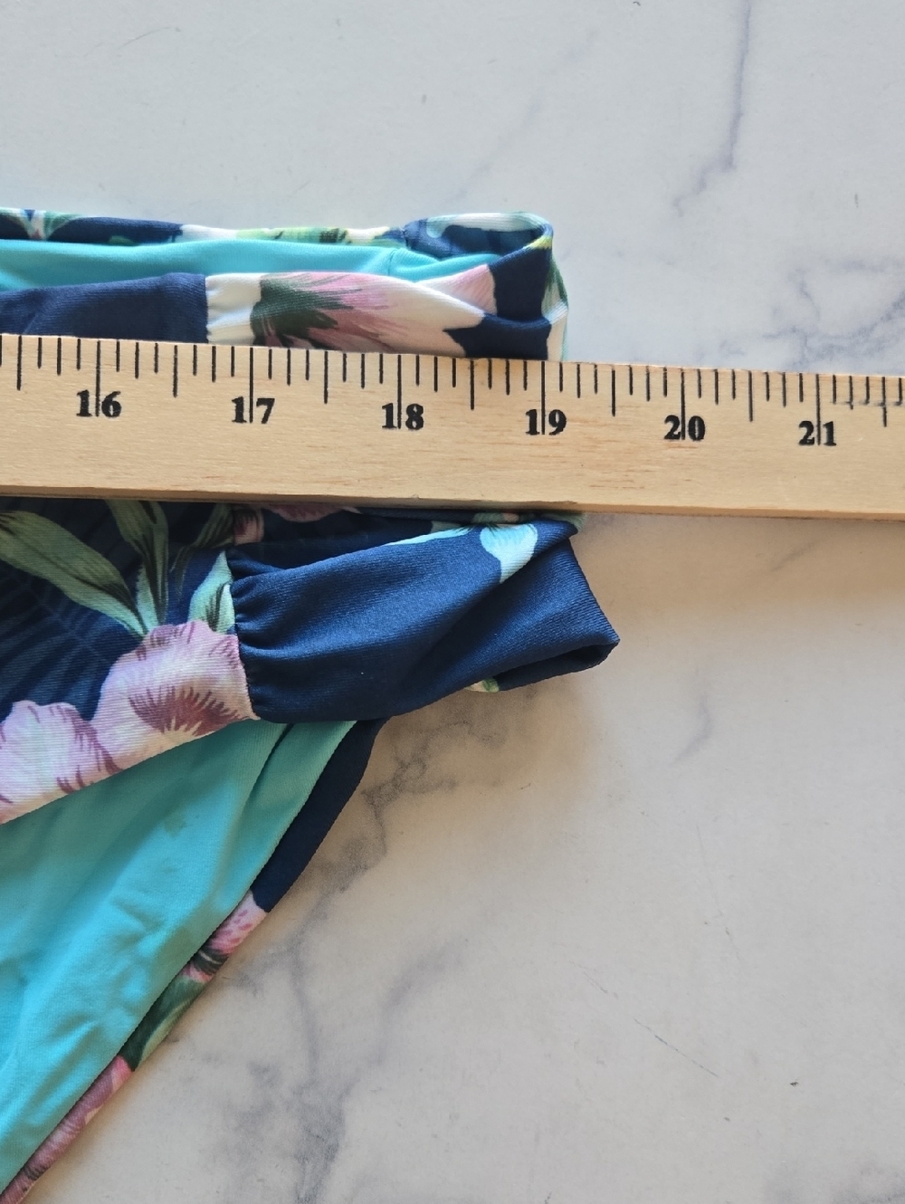 Becca Navy Multi Costa Rica Printed Hipster Swim Bottom Beach Size 3X 22-24 NWT - Picture 7 of 9